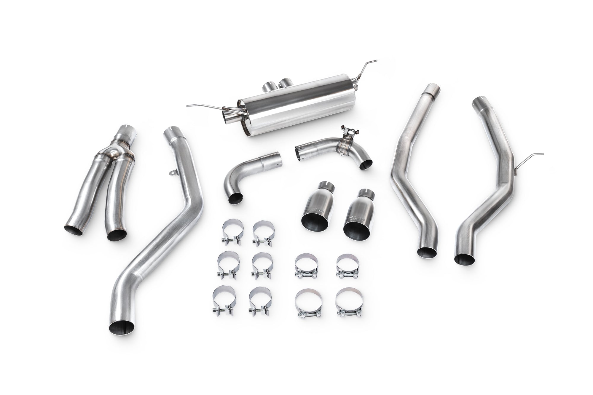 Toyota Supra A90 - 3.0T Non-GPF (ROW) Cat-back Polished STW - Scorpion