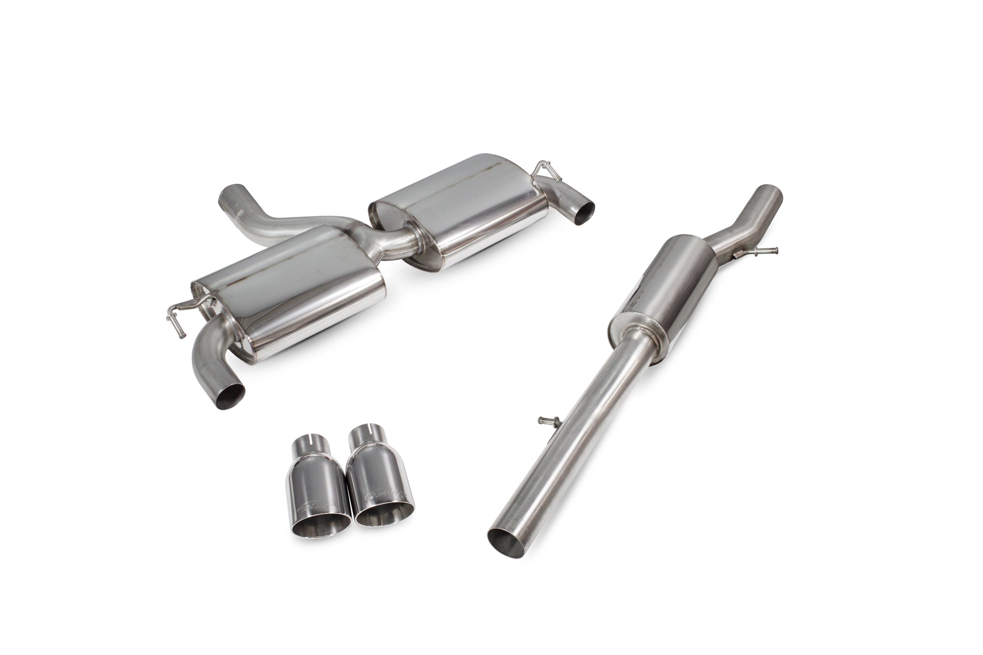 Volkswagen Golf Mk4 R32 Resonated cat-back system - Scorpion