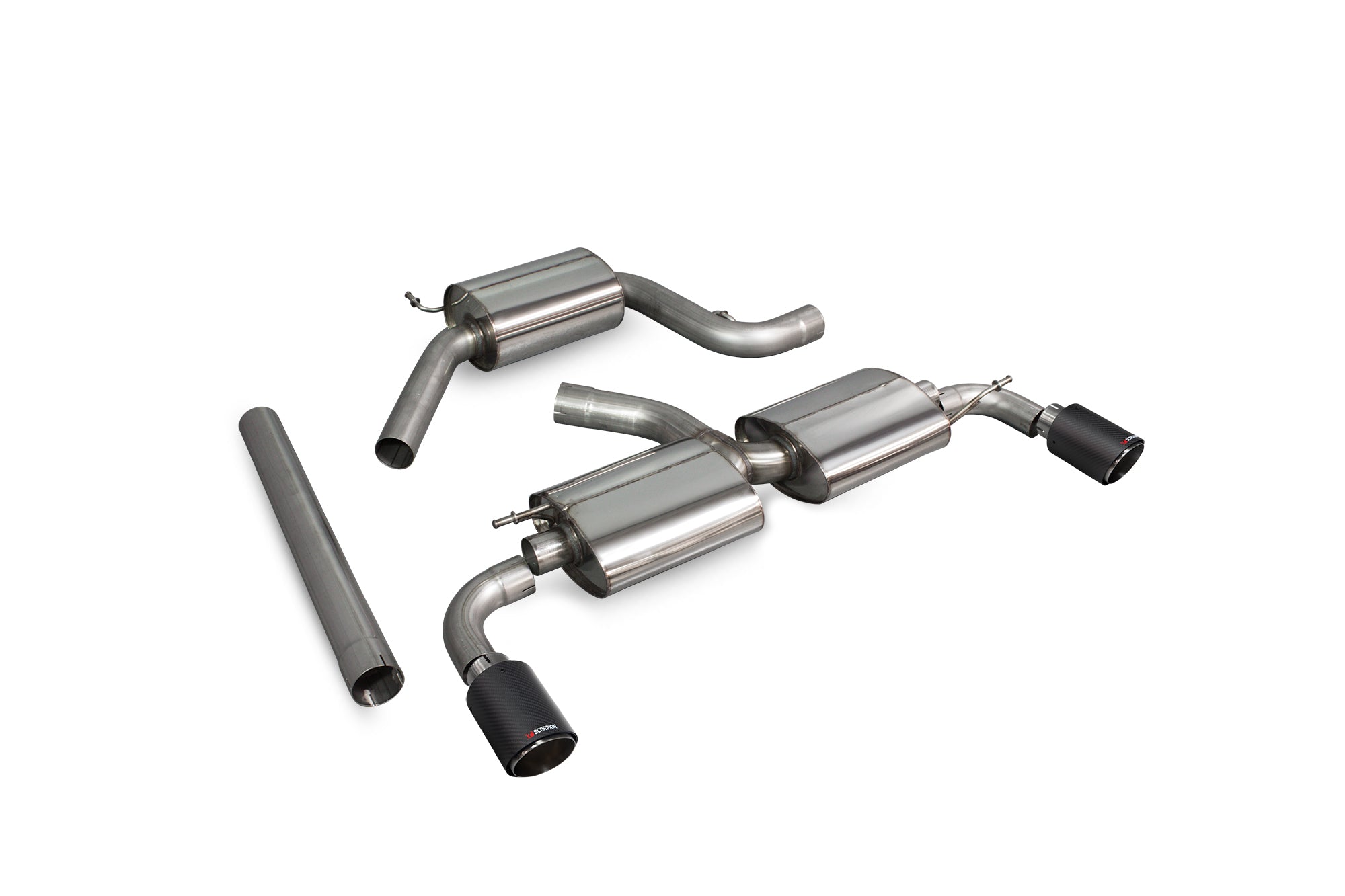 Volkswagen Scirocco R Resonated cat-back system - Scorpion