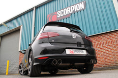 Volkswagen Golf MK7 R Resonated cat-back system with no valves - Scorpion