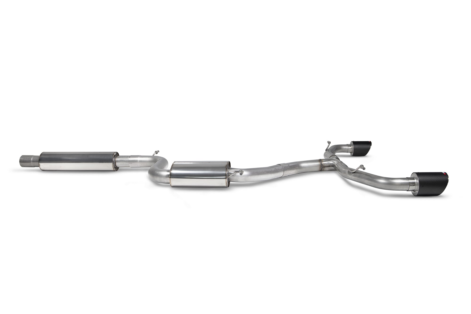 Volkswagen Golf MK8 / MK8.5 GTi Resonated GPF-back system - Scorpion
