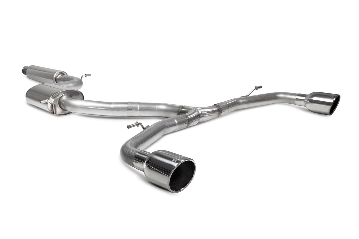Volkswagen Golf MK8 / MK8.5 GTi Resonated GPF-back system - Scorpion