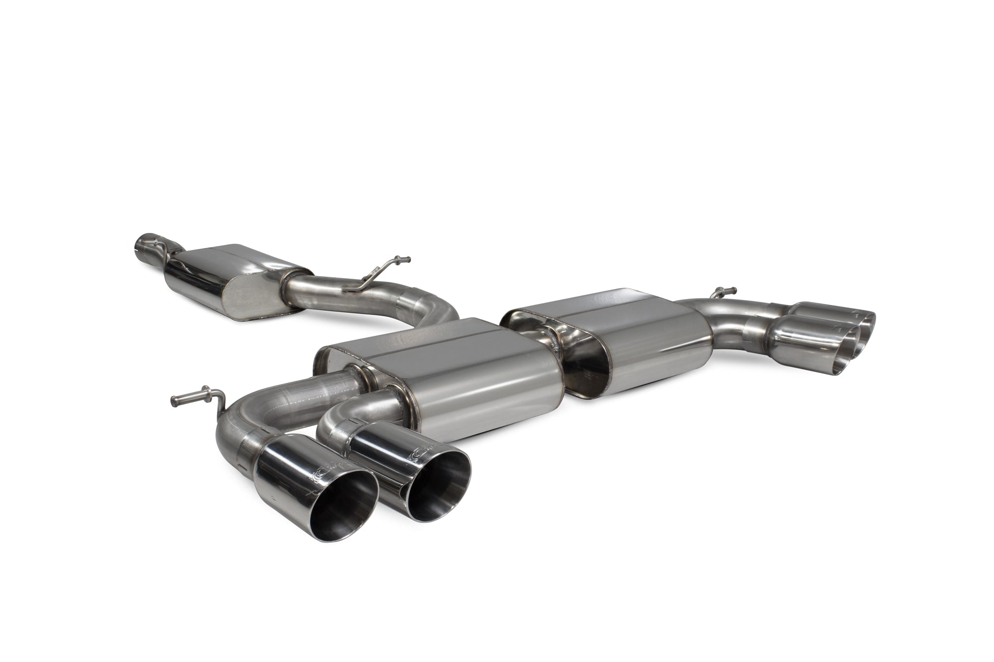 Volkswagen Golf R MK8 GPF Model Resonated cat/gpf back system - Scorpion