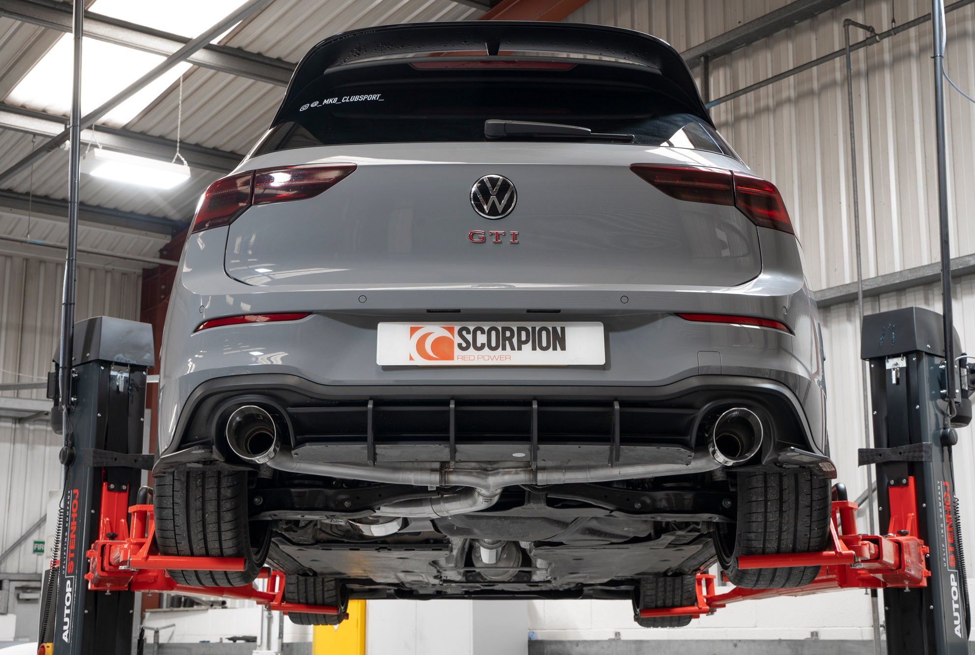Volkswagen Golf MK8 / MK 8.5 GTi Clubsport Resonated GPF-back system - Scorpion