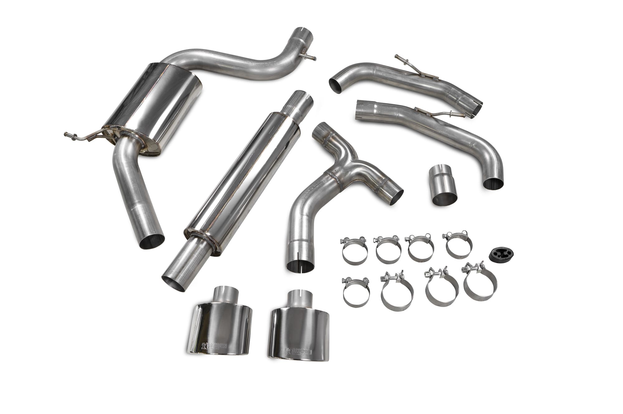 Volkswagen Golf MK8 / MK8.5 GTi Clubsport Resonated GPF-back system - Scorpion
