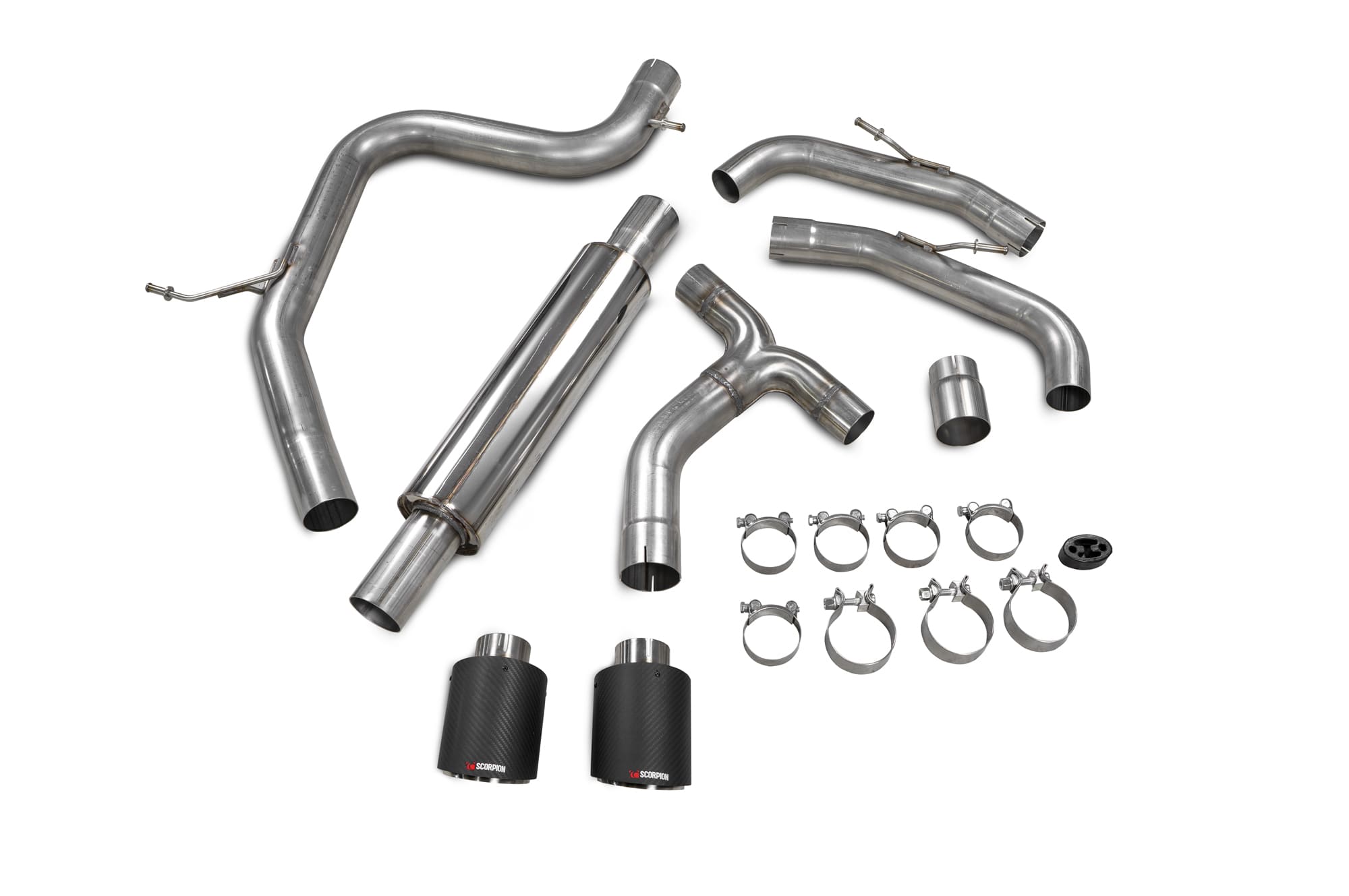 Volkswagen Golf MK8 / MK 8.5 GTi Clubsport Resonated Predator GPF-back system - Scorpion