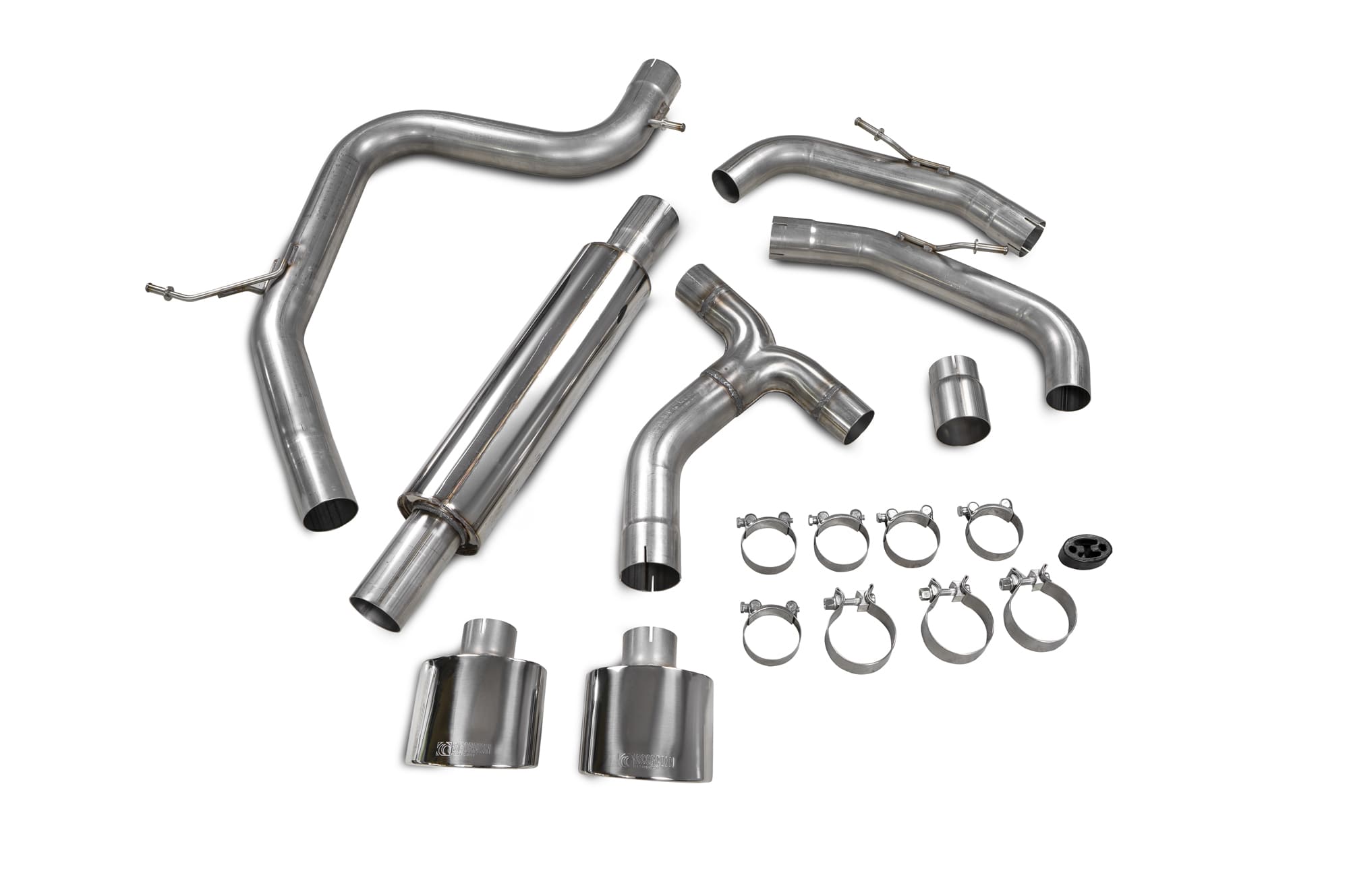Volkswagen Golf MK8 / MK 8.5 GTi Clubsport Resonated Predator GPF-back system - Scorpion