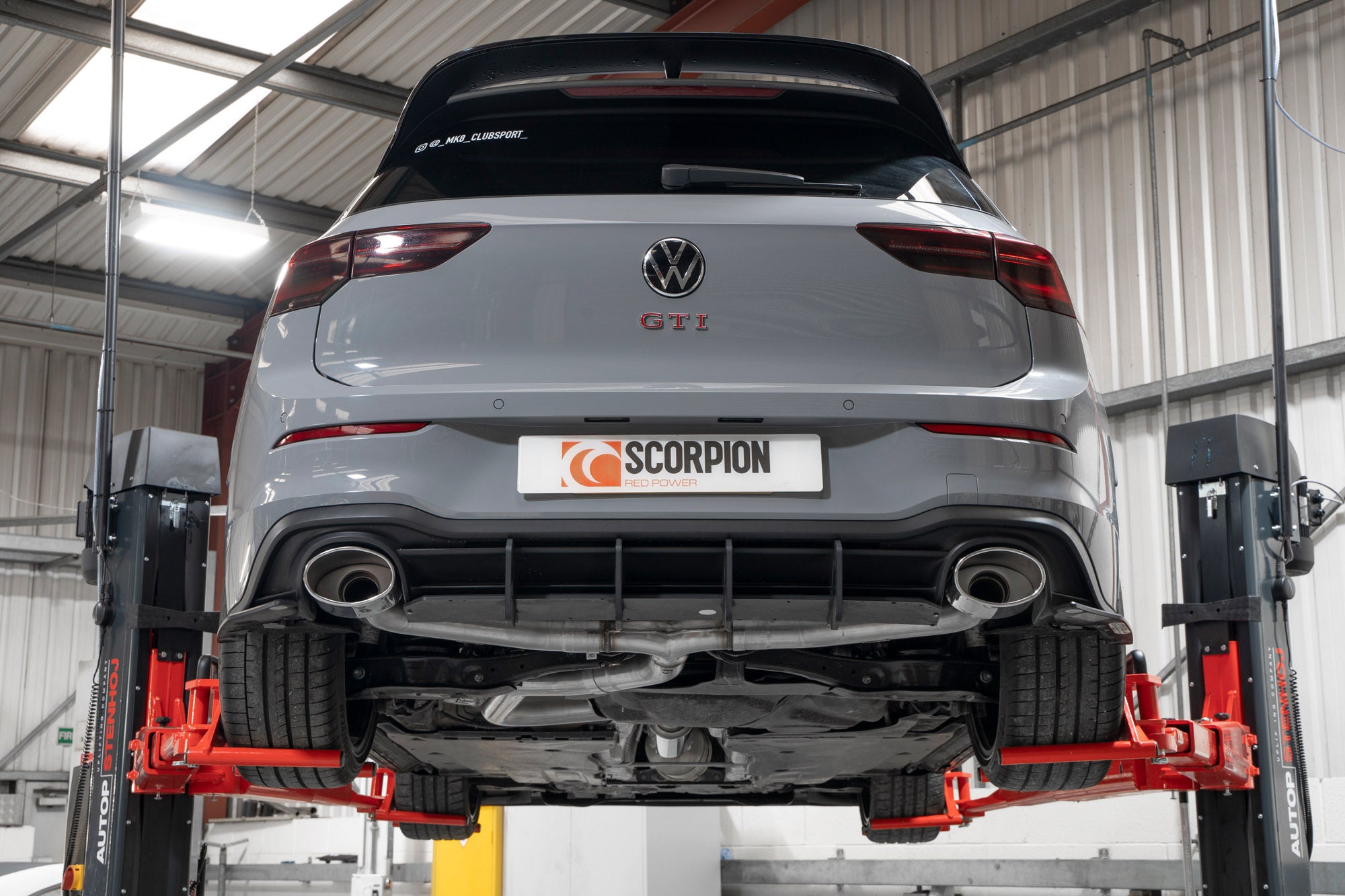 Volkswagen Golf MK8 / MK 8.5 GTi Clubsport Resonated Predator GPF-back system - Scorpion