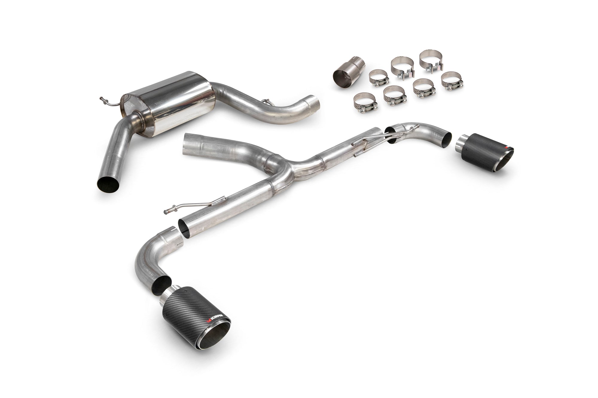 Volkswagen Golf Mk6 Gti 2.0 Tsi & Edition 35 Resonated Predator Cat-back System - Scorpion