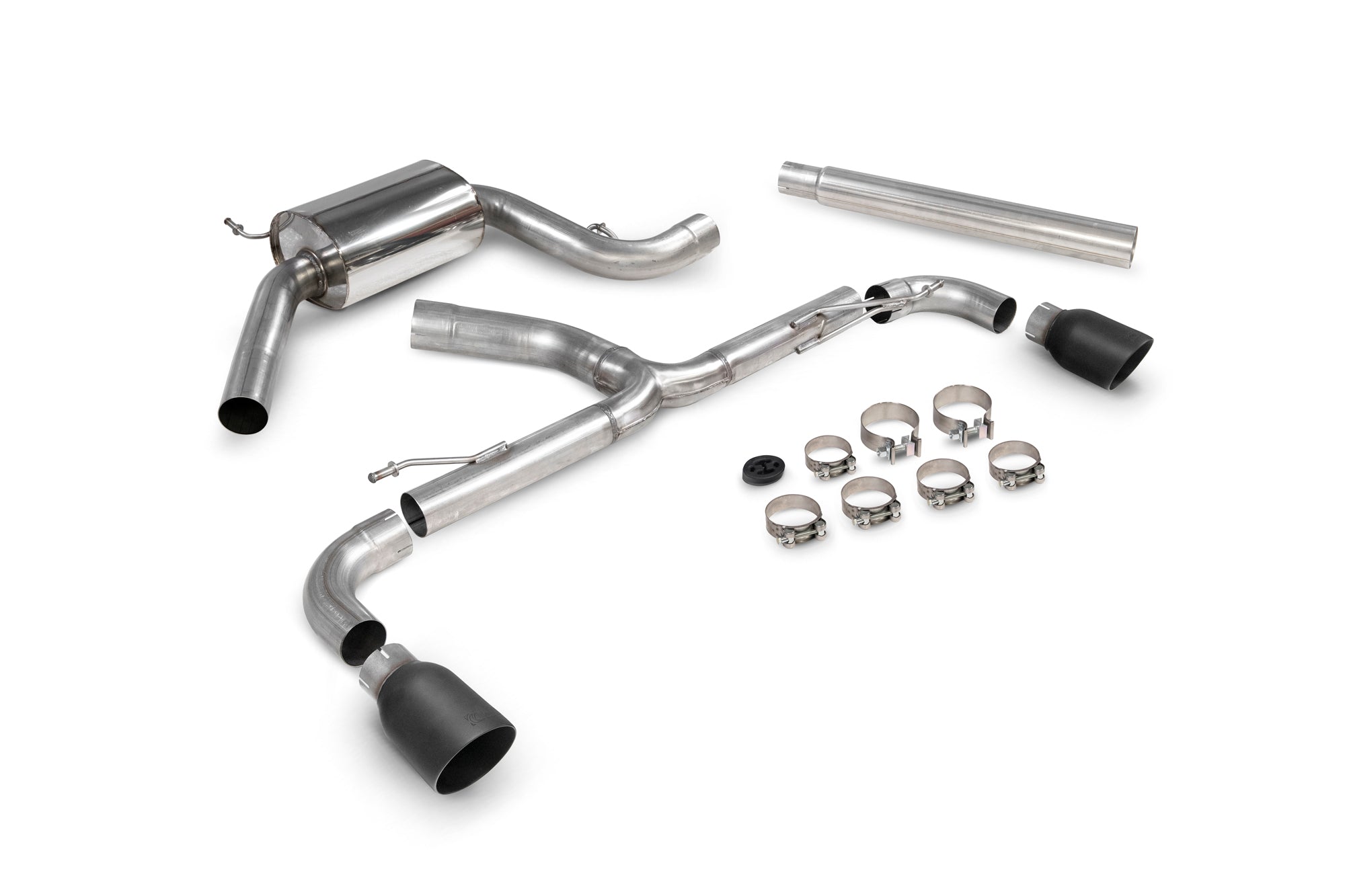 Volkswagen Scirocco R Resonated Predator Cat-back System - Scorpion