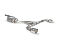 Volkswagen Scirocco R Resonated Predator Cat-back System - Scorpion