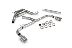Volkswagen Scirocco R Resonated Predator Cat-back System - Scorpion