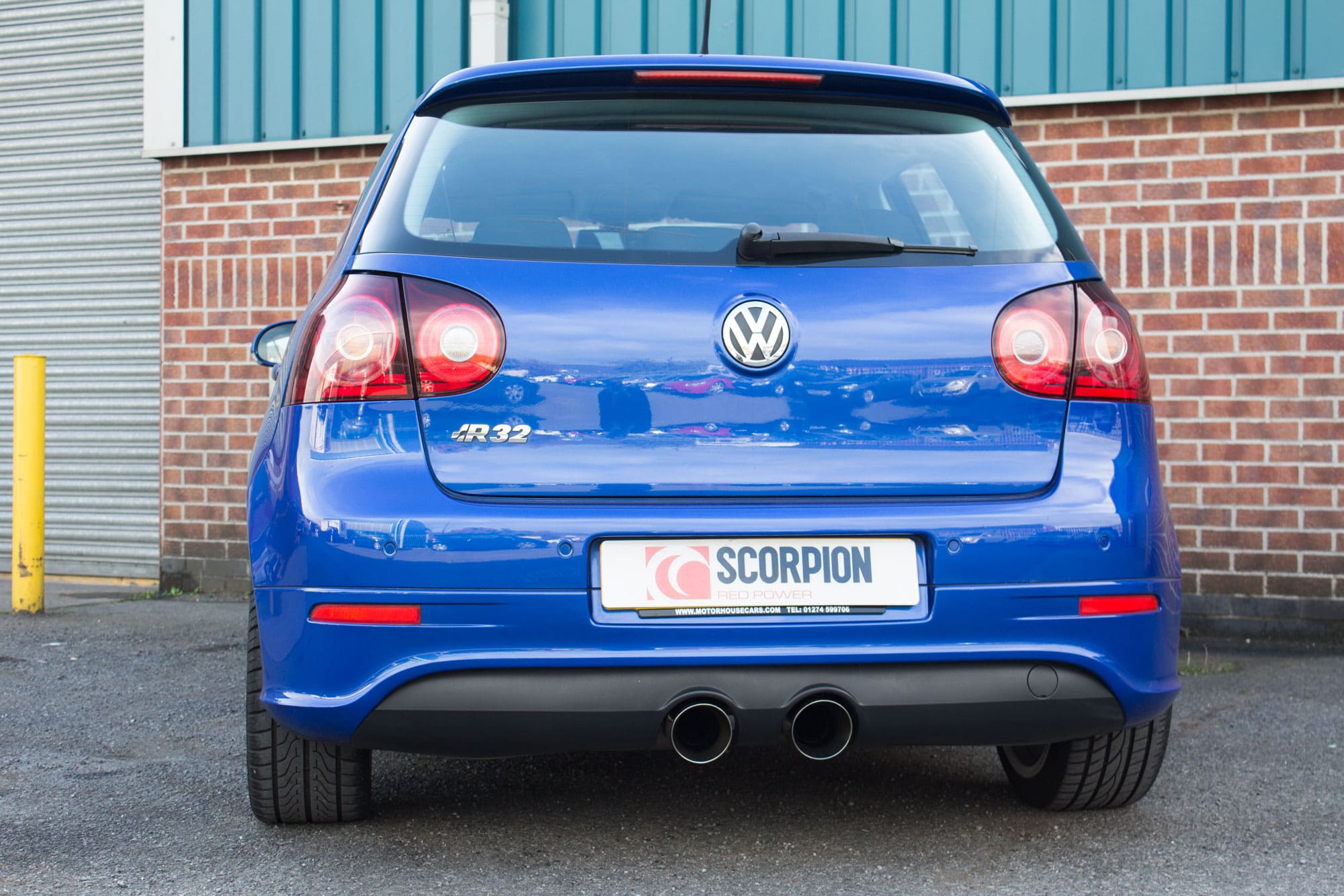 Volkswagen Golf MK5 R32 Non-resonated cat-back system - Scorpion