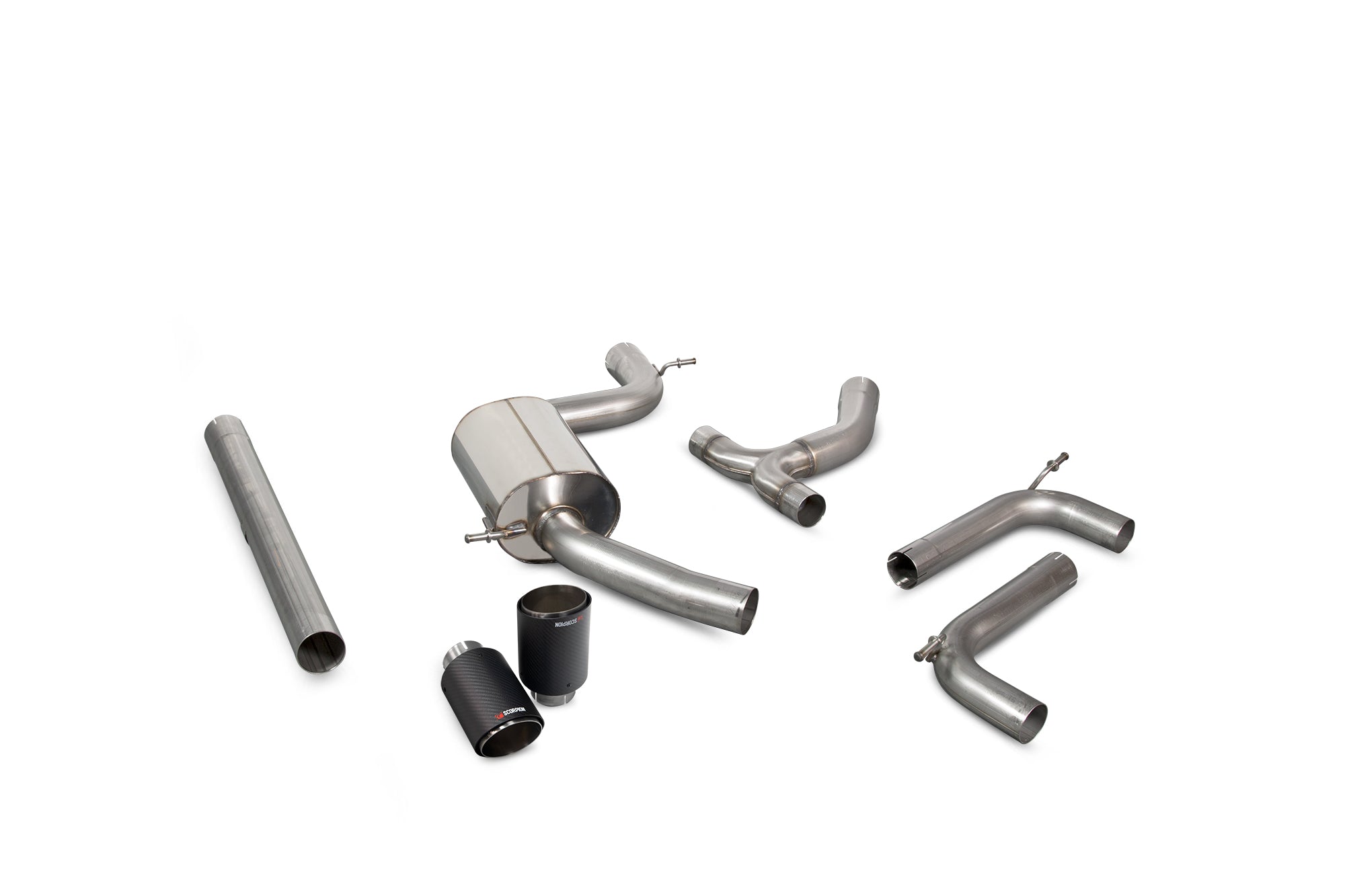 Volkswagen Golf MK7 Gti Non-resonated cat-back system - Scorpion