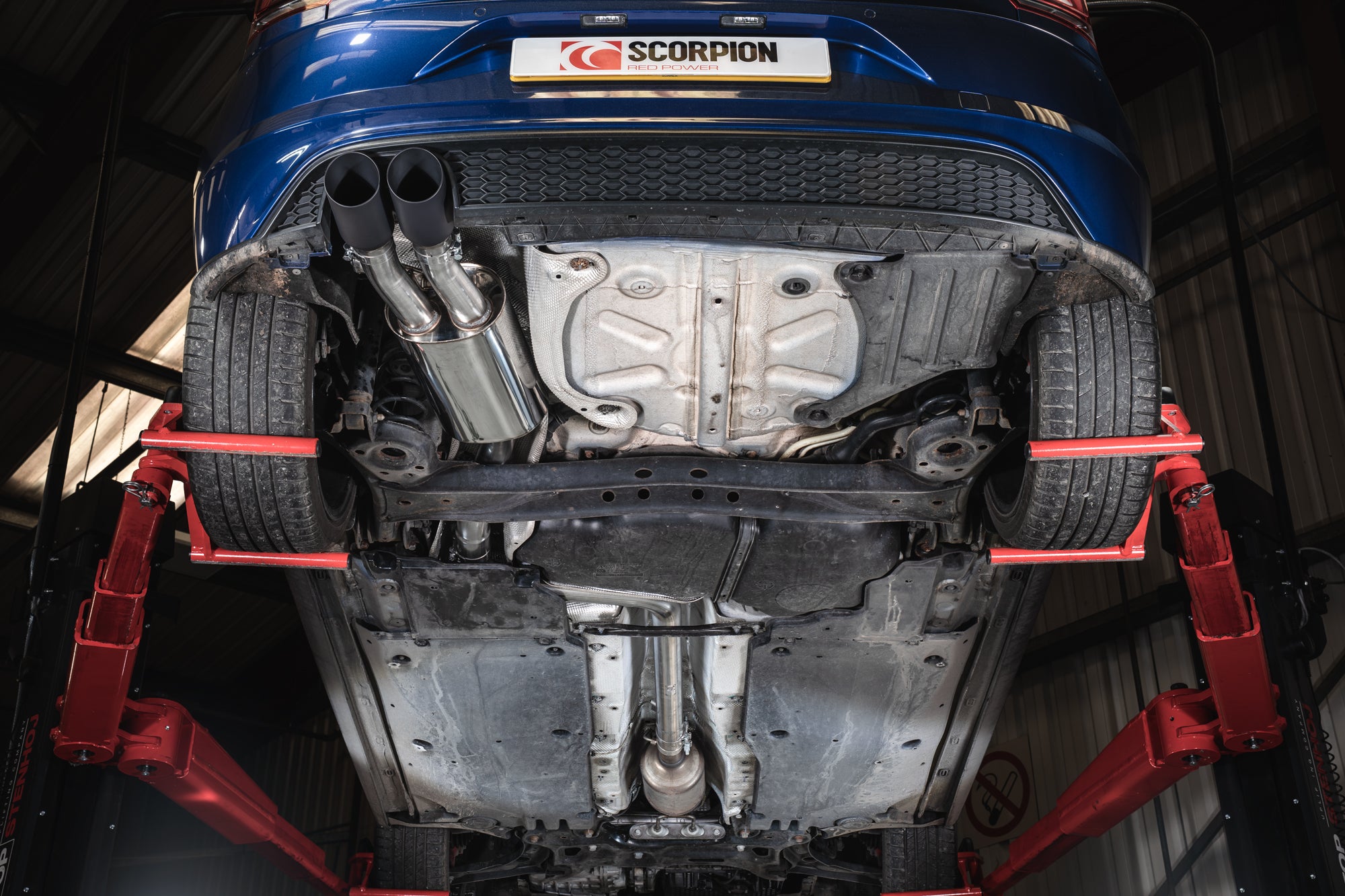 Volkswagen Polo GTi AW (GPF MODEL) Non-resonated GPF-back system - Scorpion