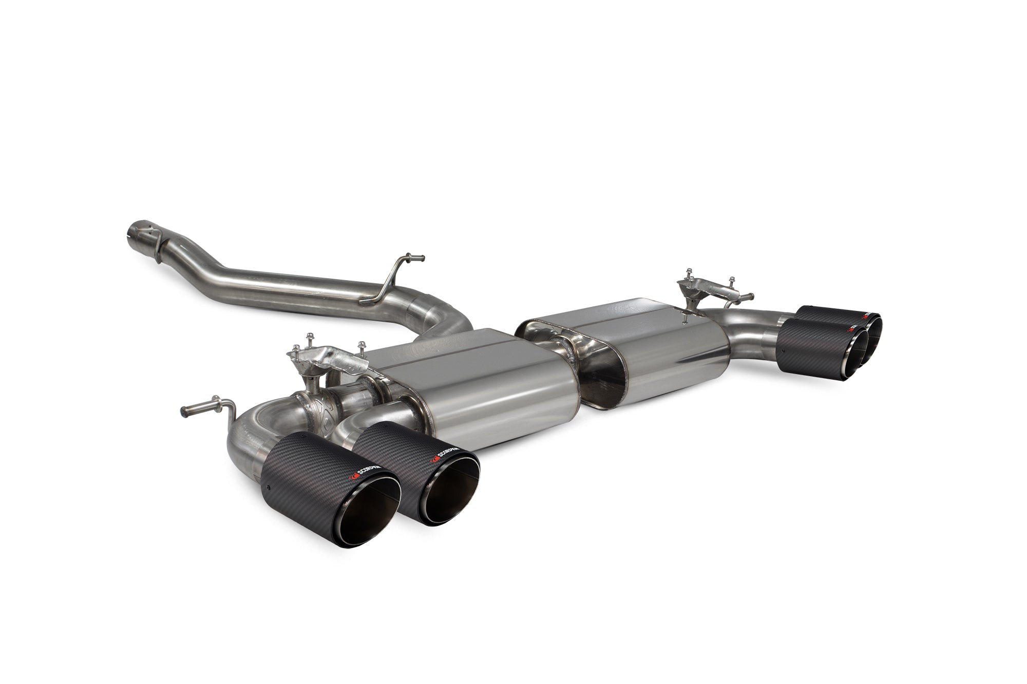 Volkswagen Golf R MK8 GPF Model Non-res cat/gpf back system with electronic valves - Scorpion