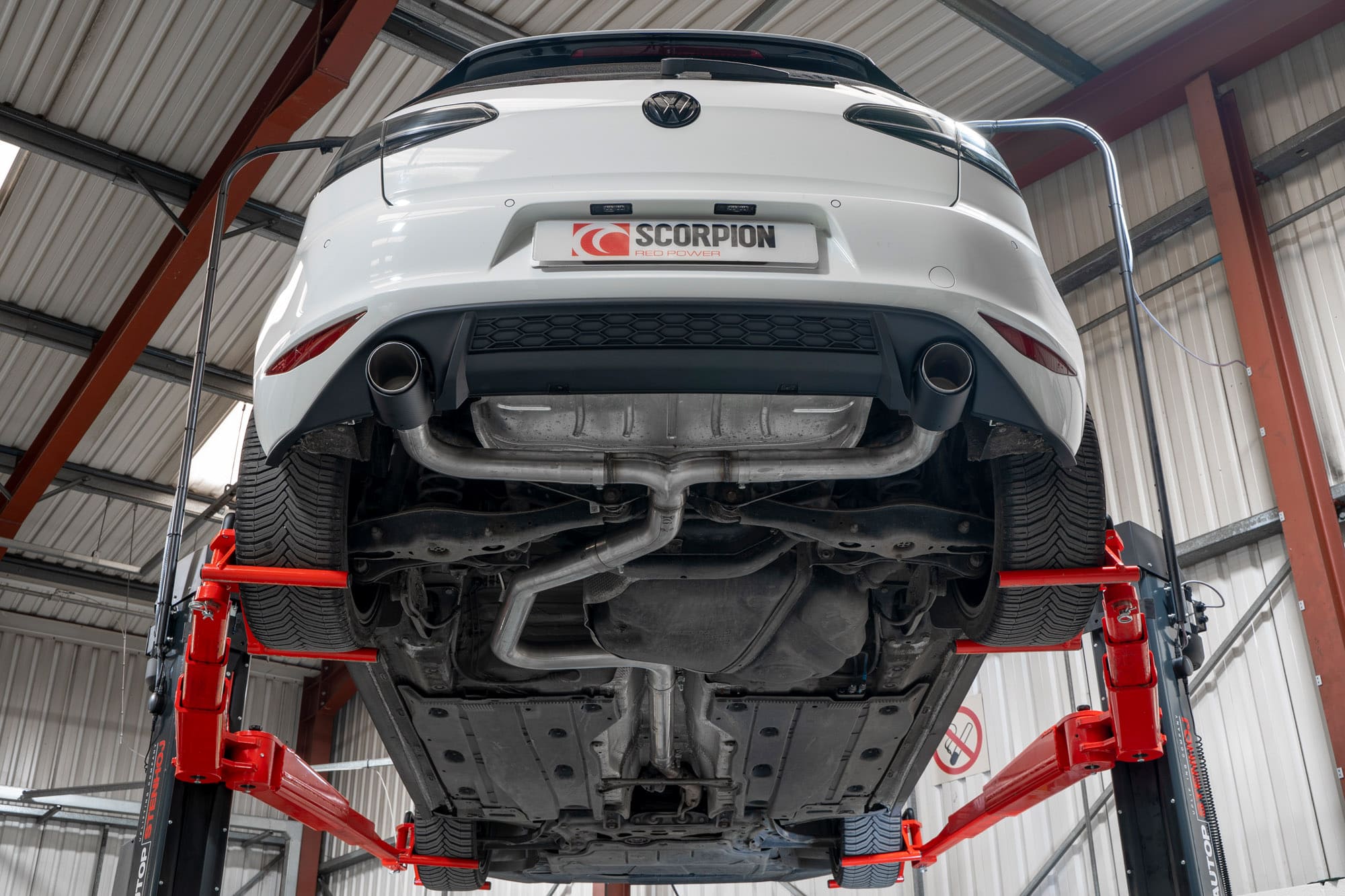 Volkswagen Golf MK7 & 7.5 GTD Cat-back gti style system - Scorpion