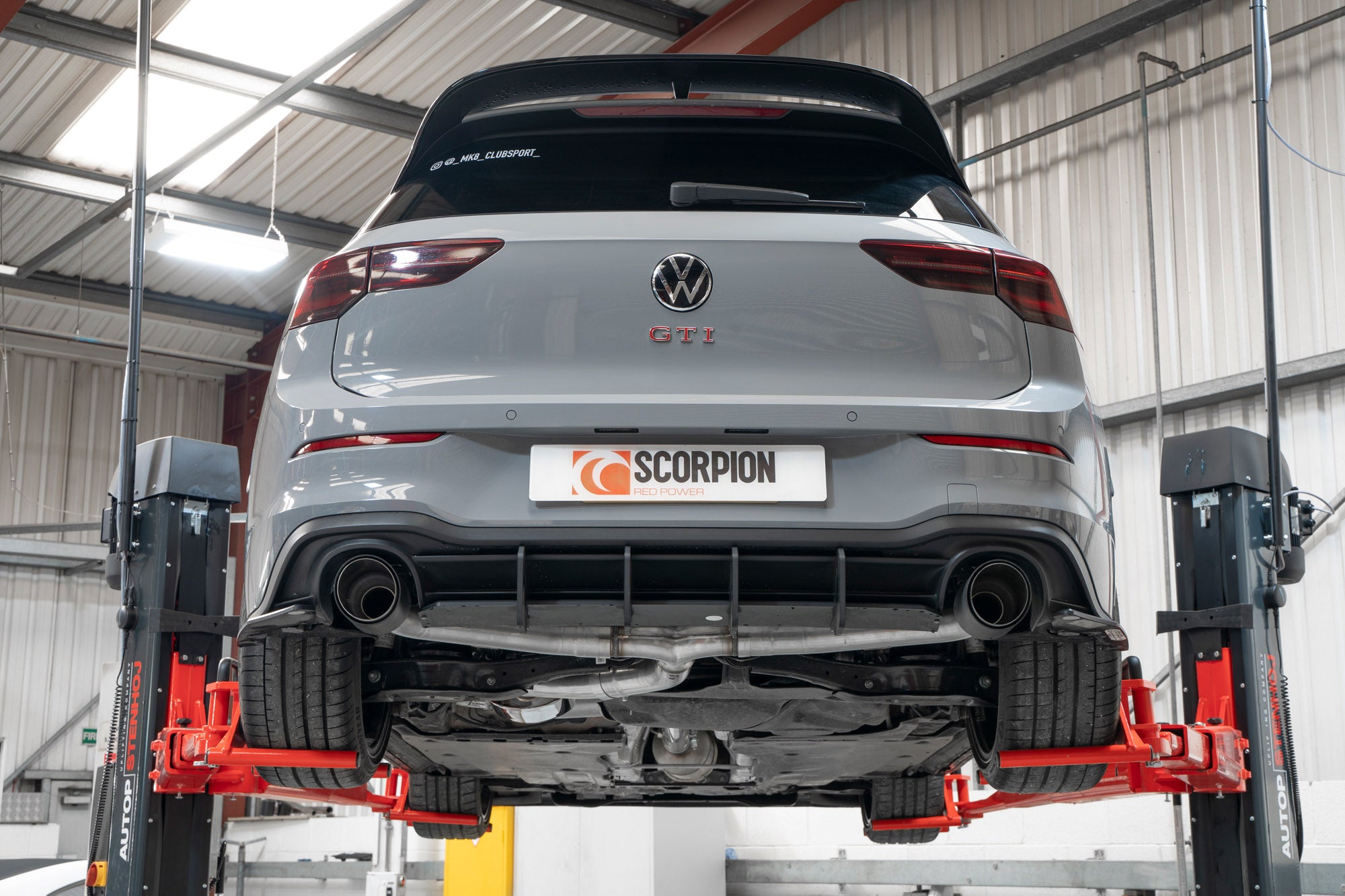 Volkswagen Golf MK8 / MK 8.5 GTi Clubsport Non-resonated GPF-back system - Scorpion
