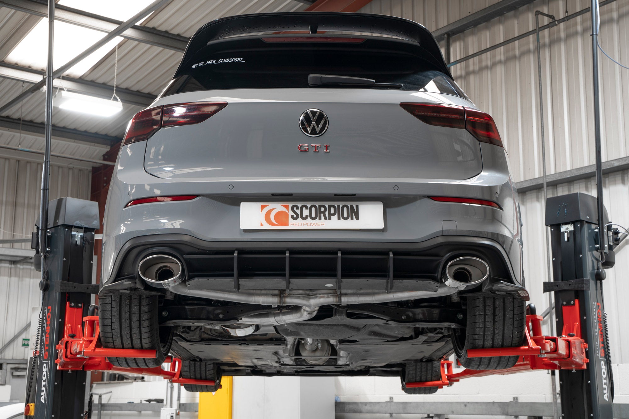 Volkswagen Golf MK8 / MK 8.5 GTi Clubsport Non-resonated GPF-back system - Scorpion