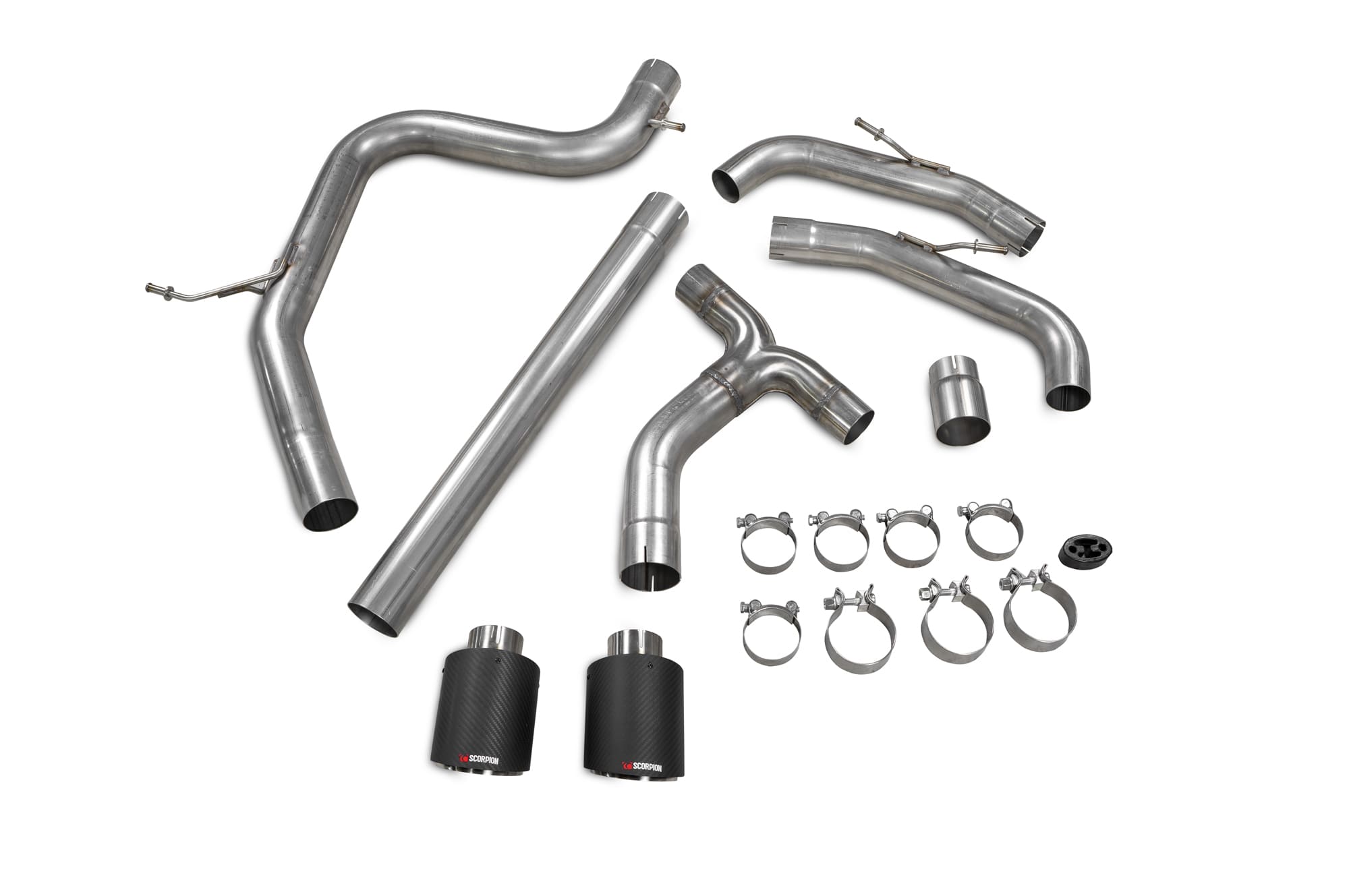Volkswagen Golf MK8 / MK 8.5 GTi Clubsport Non-resonated Predator GPF-back system - Scorpion
