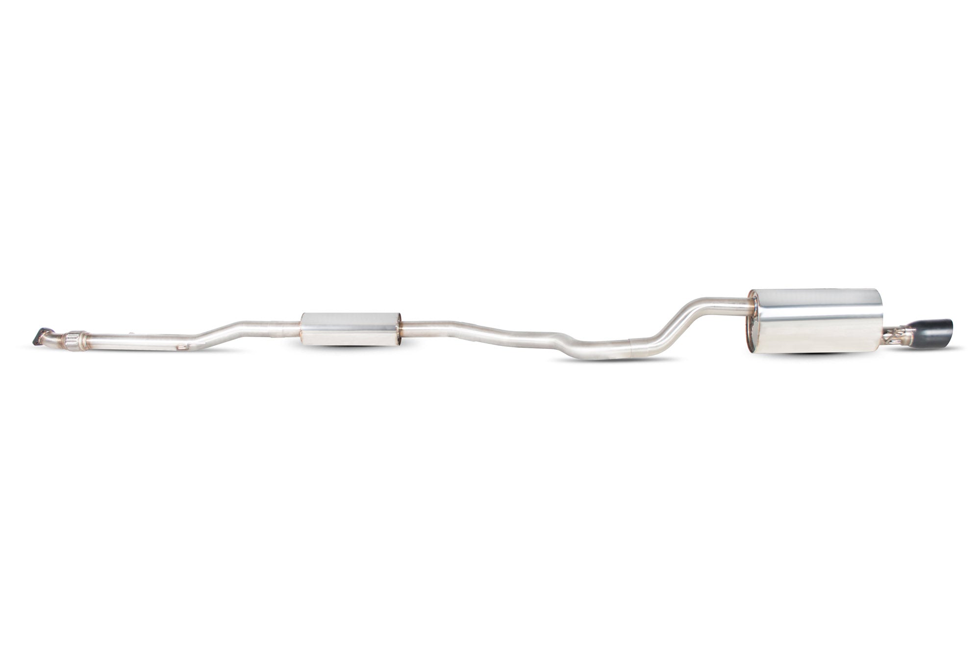 Vauxhall Corsa D 1.4 Turbo Black Edition Resonated cat-back system - Scorpion