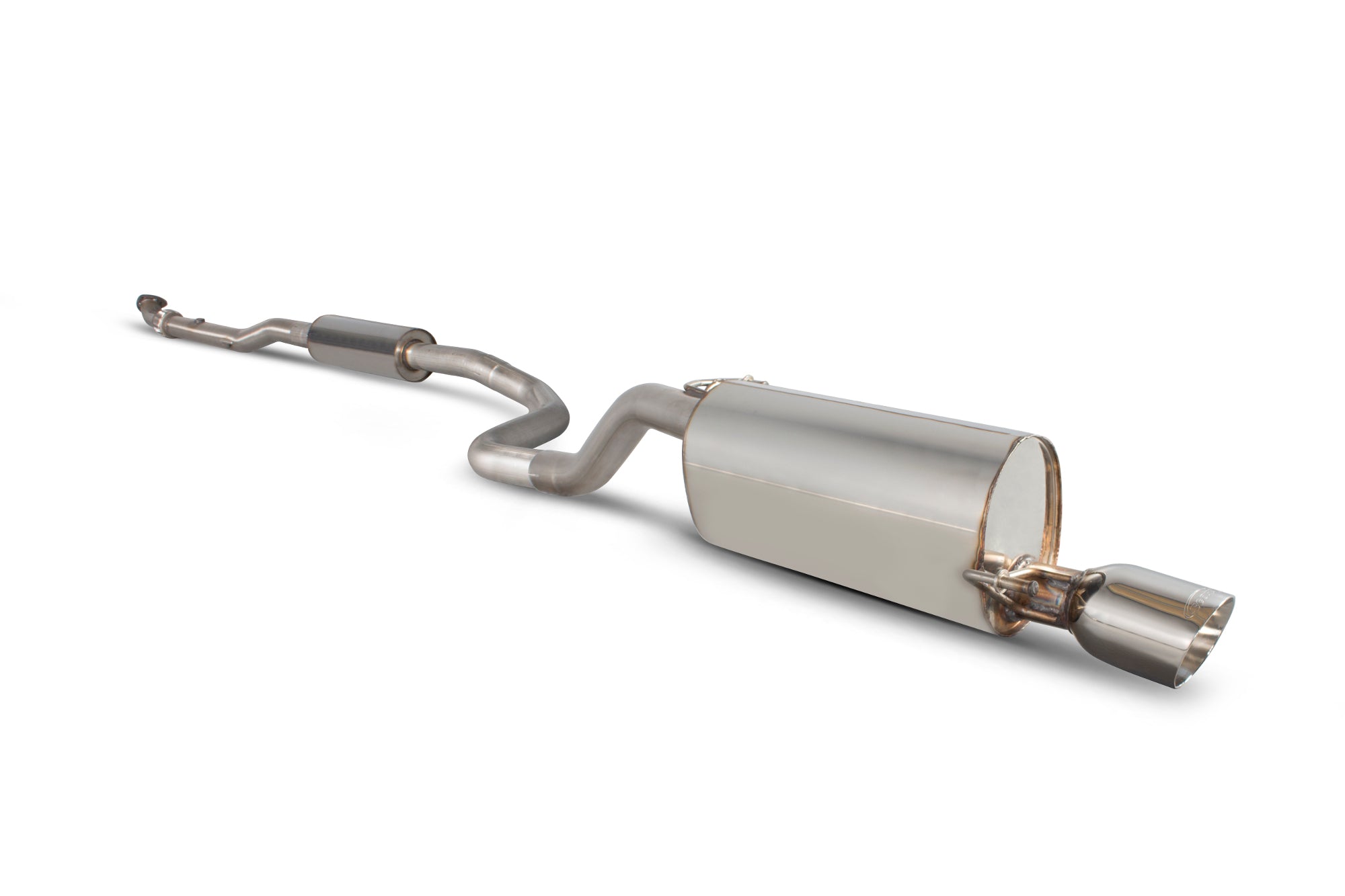 Vauxhall Corsa D 1.0/1.2/1.4 Resonated cat-back system - Scorpion
