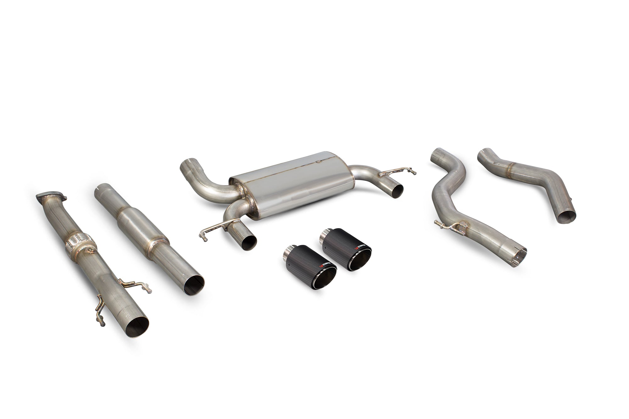 Vauxhall Corsa 'E' VXR Resonated cat-back system - Scorpion