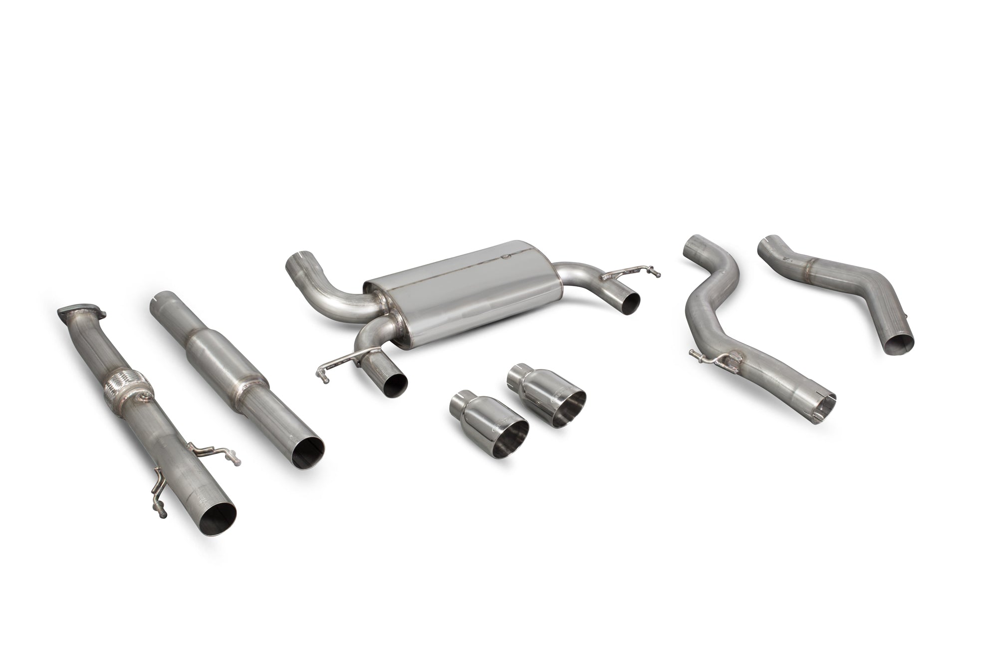 Vauxhall Corsa E VXR Resonated cat-back system - Scorpion
