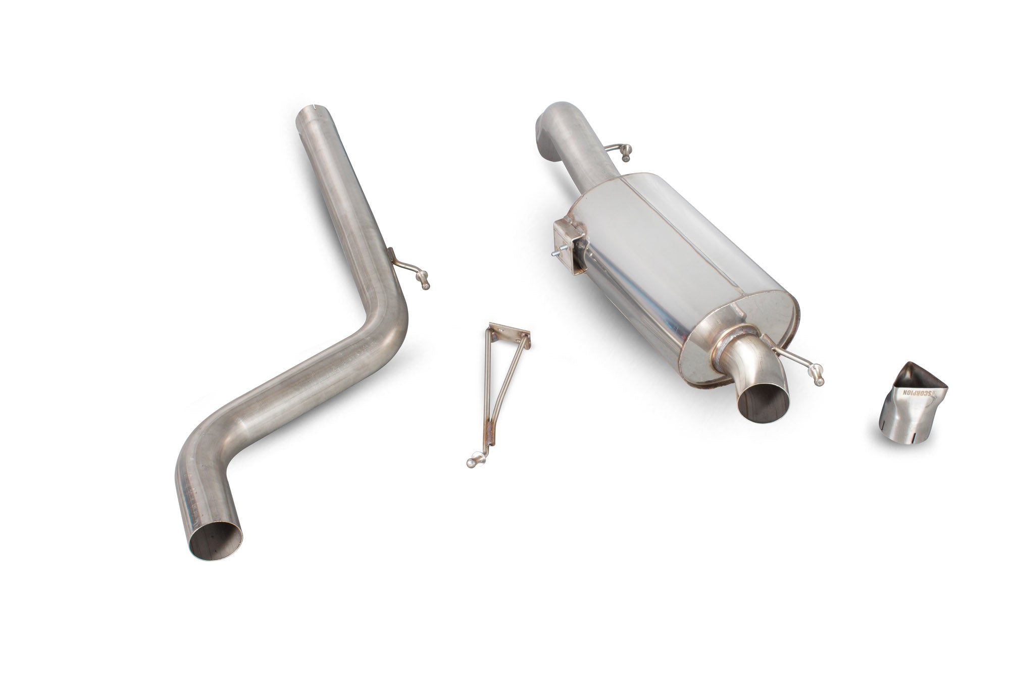 Vauxhall Corsa D VXR Non-resonated cat-back system - Scorpion