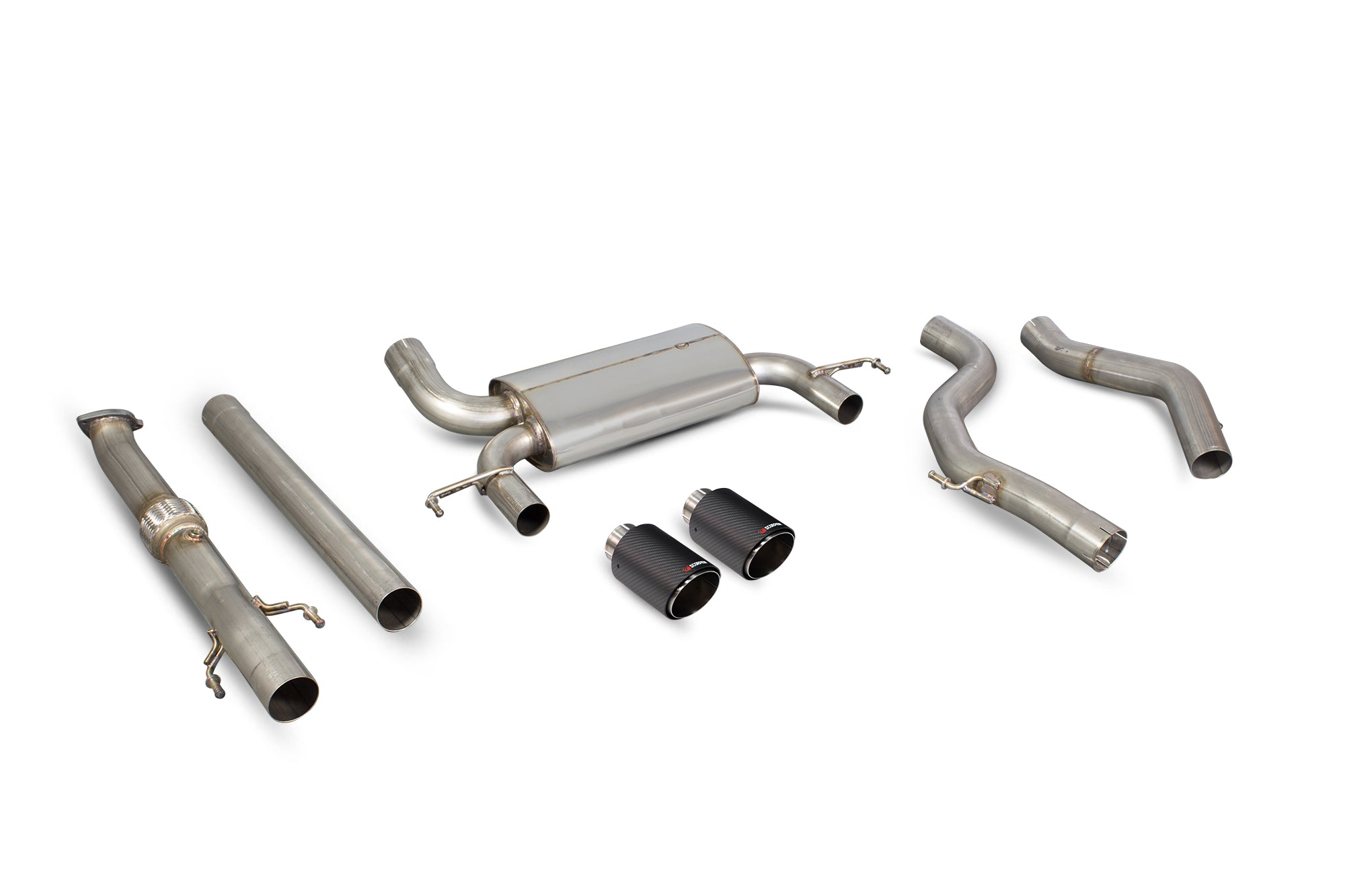 Vauxhall Corsa 'E' VXR Non-resonated cat-back system - Scorpion