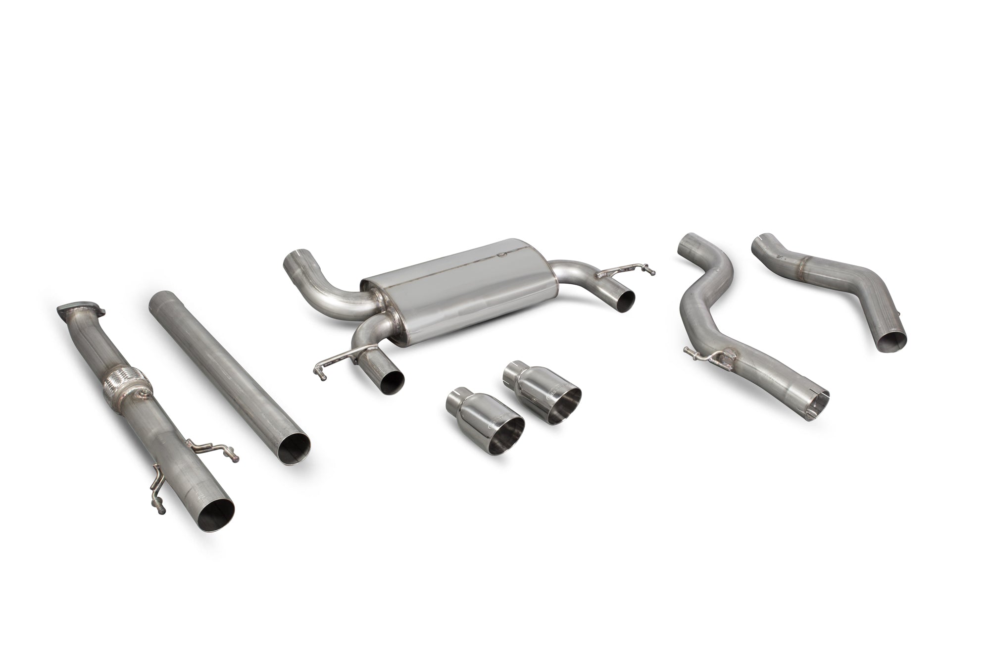 Vauxhall Corsa E VXR Non-resonated cat-back system - Scorpion