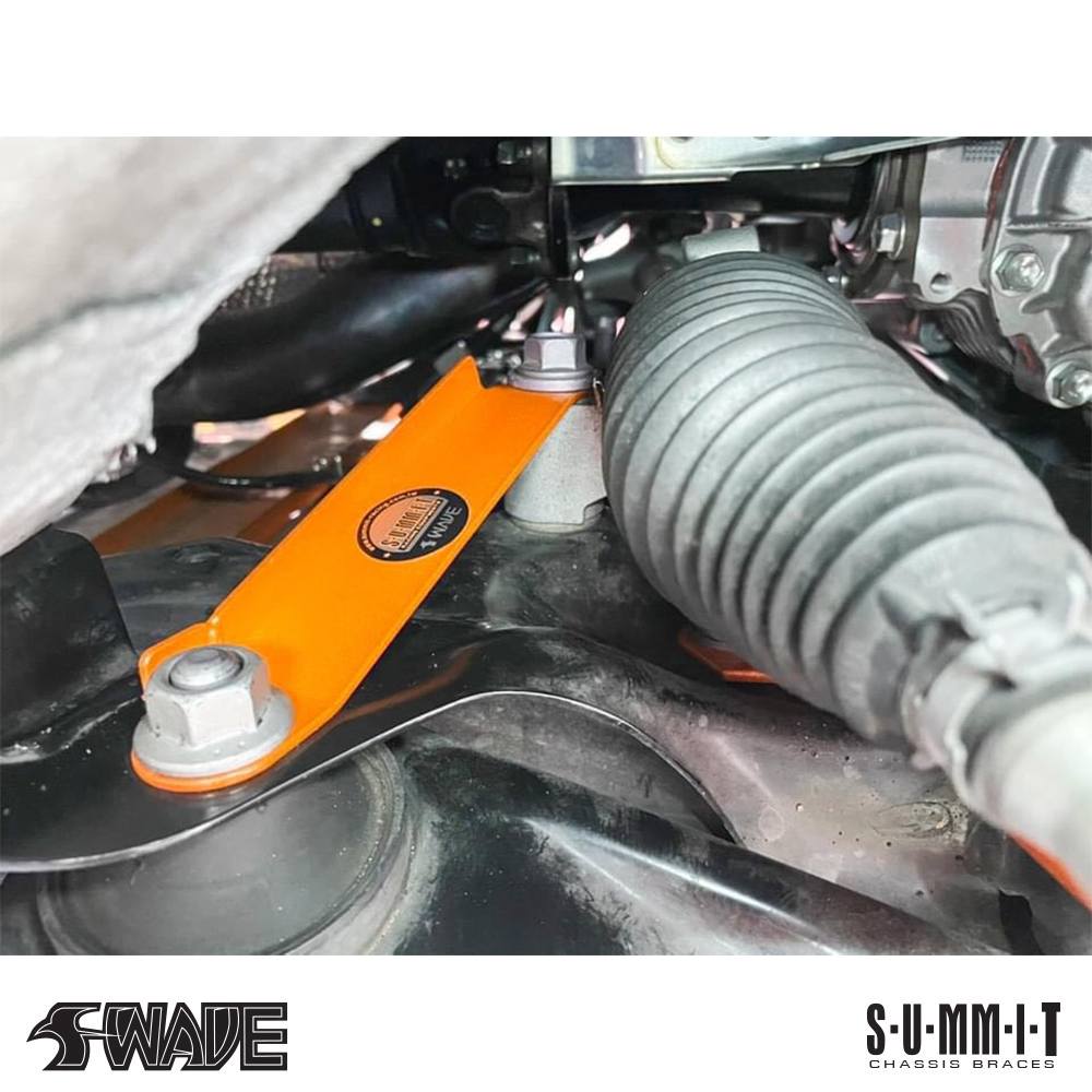 SWAVE &amp; SUMMIT Reinforced Steering Rack Brace for Toyota Yaris GR