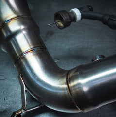 VW Golf R (Mk8) 2.0 TSI (21>) Front Downpipe Sports Cat / De-Cat Performance Exhaust