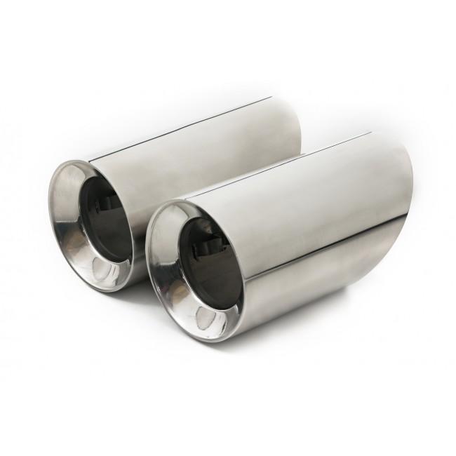 BMW 435i Exhaust Tailpipes - Larger 3.5" M Performance Tips - Replacement Slip-on OE Style
