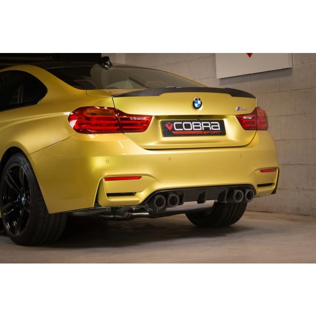 BMW M4 (F82) Coupe 3" Valved Primary Cat Back Performance Exhaust