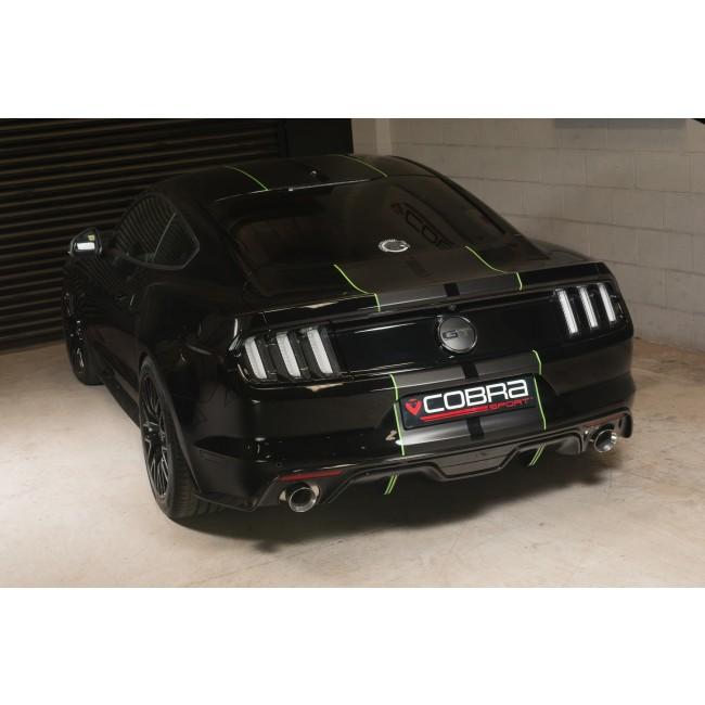 Ford Mustang 5.0 V8 GT Fastback (2015-18) 2.5" Venom Box Delete Race Cat Back Performance Exhaust