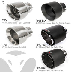 Ford Mustang 2.3 EcoBoost Convertible (2015-18) 2.5" Venom Box Delete Axle Back Performance Exhaust